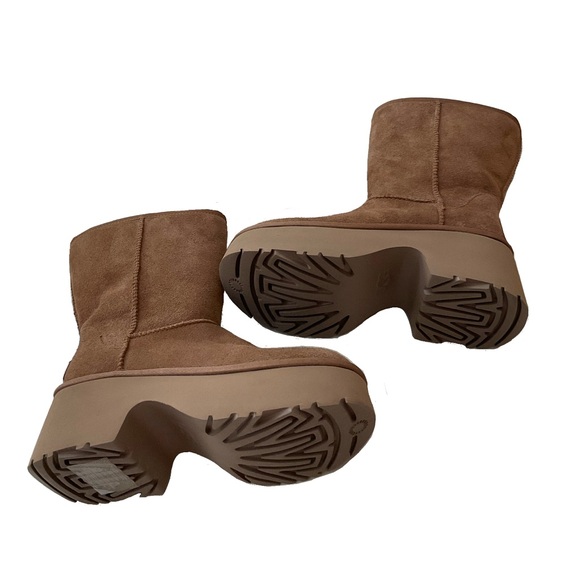 UGG Suede Platform Boots - Picture 2 of 4